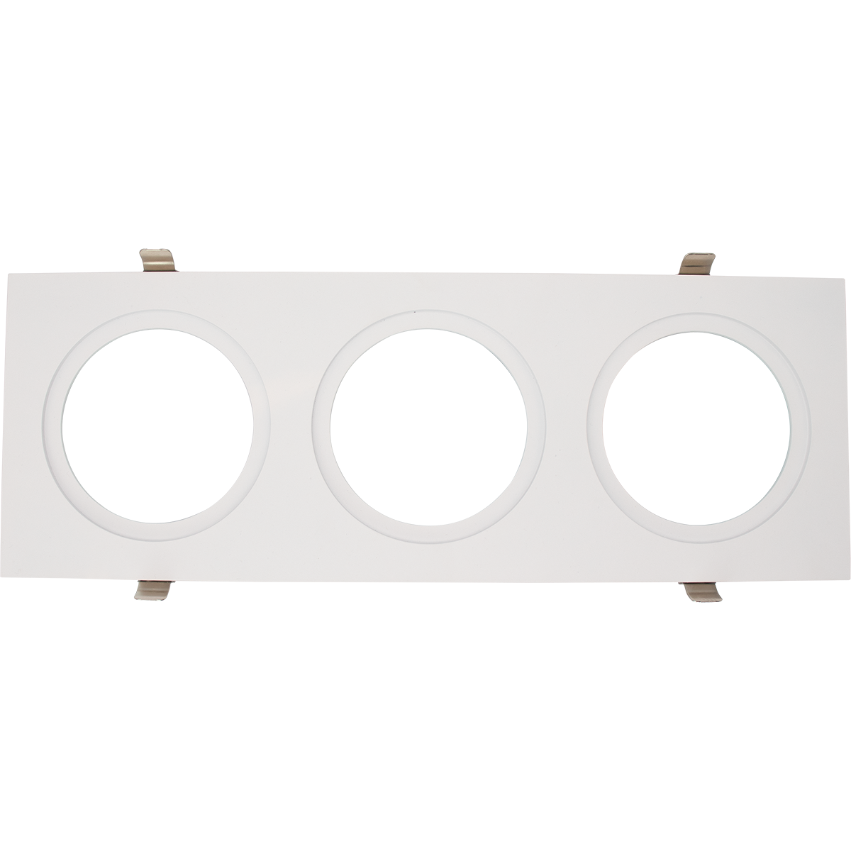 Reno AURA Multiple Lighting System Plates For Three Round Regressed Gimbals - 3.5" / White