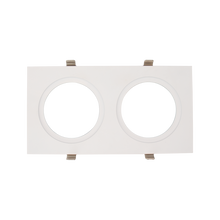 Load image into Gallery viewer, Reno AURA Multiple Lighting System Plates For Two Round Regressed Gimbals - 3.5" / White
