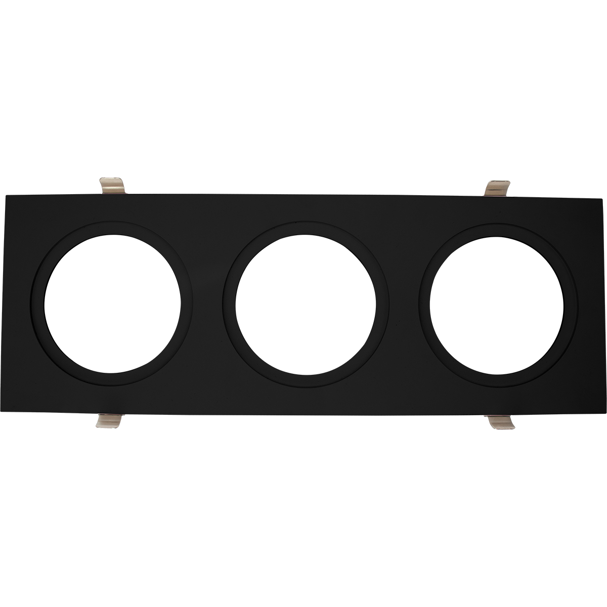 Reno AURA Multiple Lighting System Plates For Three Round Regressed Gimbals - 3.5" / Black