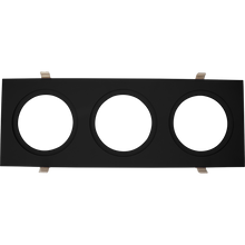 Load image into Gallery viewer, Reno AURA Multiple Lighting System Plates For Three Round Regressed Gimbals - 3.5" / Black
