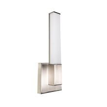 Load image into Gallery viewer, Reno OSCAR slim wall sconce brushed nickel
