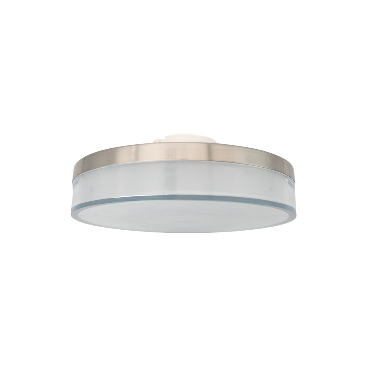 Reno NOIR 5 inch brushed nickel flushmount
