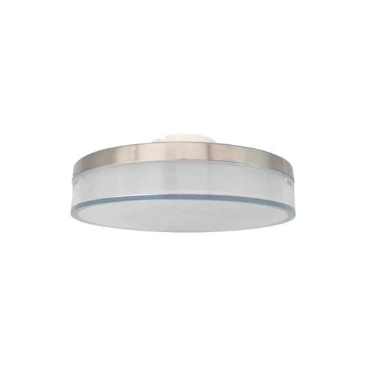 Reno NOIR 5 inch brushed nickel flushmount