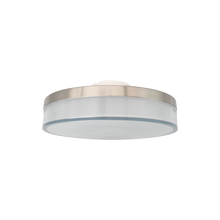 Load image into Gallery viewer, Reno NOIR 5 inch brushed nickel flushmount
