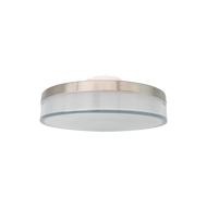 Reno NOIR 5 inch brushed nickel flushmount