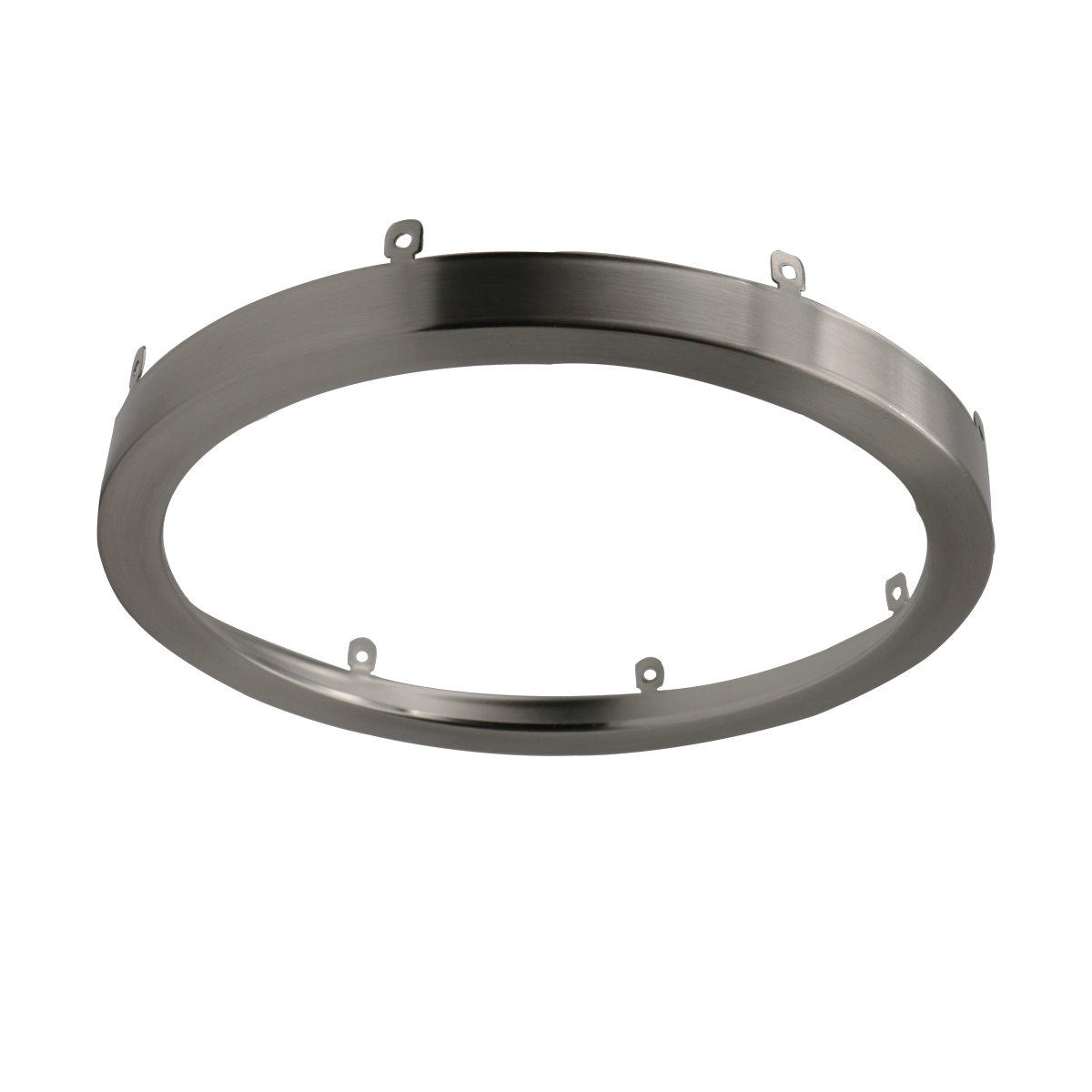 Reno SOL 7 inch round brushed nickel trim