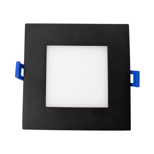 Reno BRILLIANCE 4 inch square slim downlight black