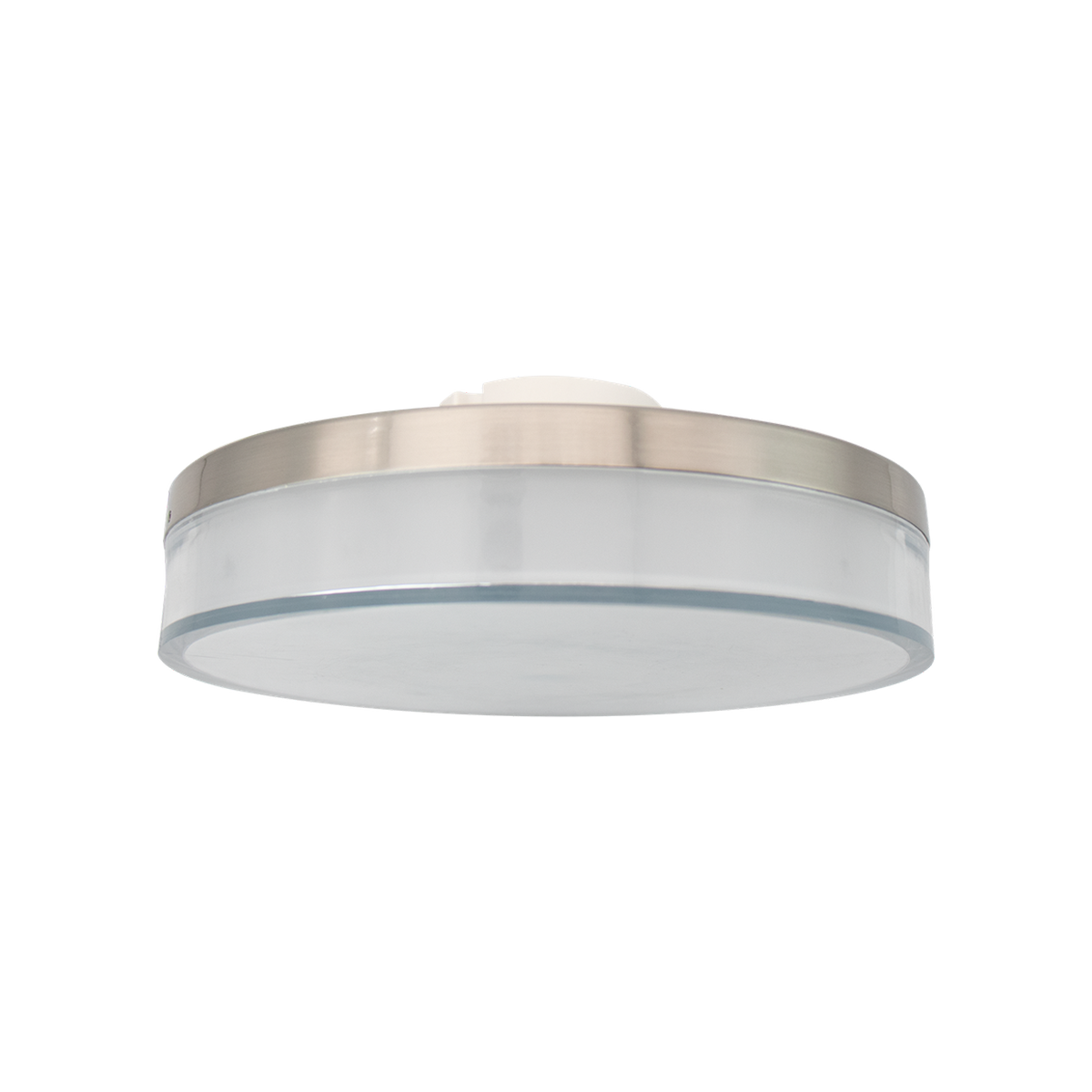 Reno NOIR 7 inch brushed nickel flushmount