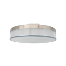 Load image into Gallery viewer, Reno NOIR 7 inch brushed nickel flushmount
