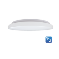 Reno LUMA 10 inch flushmount fixture with microwave sensor