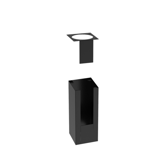 Reno FUSION 4 inch square shell black