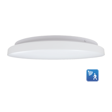 Load image into Gallery viewer, Reno LUMA 15 inch flushmount fixture with microwave sensor
