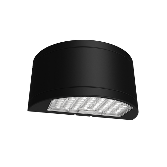 Reno CINEMA up down semi-circle wall pack R2 black