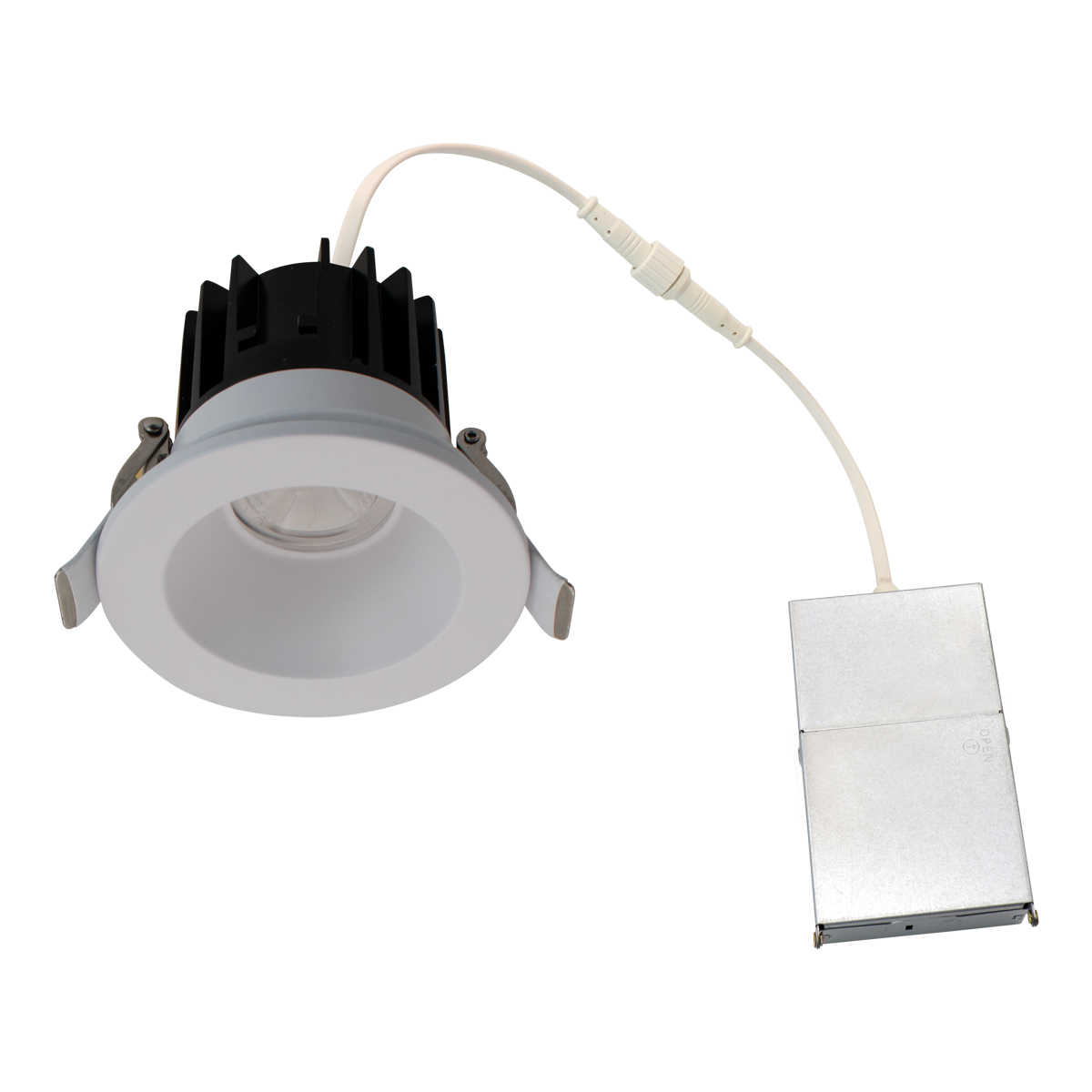 Reno AURA Round Recessed Downlight - 2" / White / 8W