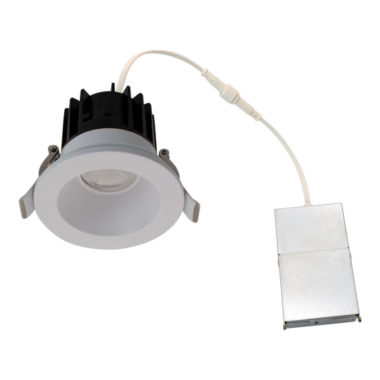 Reno AURA Round Recessed Downlight - 2" / White / 8W