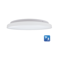 Load image into Gallery viewer, Reno LUMA 13 inch flushmount fixture with microwave sensor
