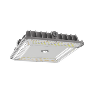 Reno FLARE Square Canopy R1 LED fixture black