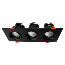 Load image into Gallery viewer, Reno AURA Square Gimbal - 3.5" / Black / 36W
