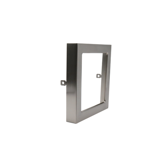 Reno SOL 5 inch square brushed nickel trim
