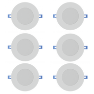 Reno BRILLIANCE 4 inch slim recessed downlight six pack