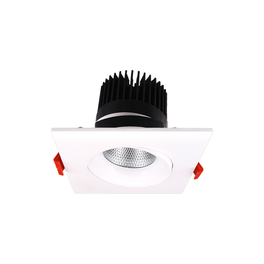 Reno AURA Square Gimbal - 3.5" / White / 12W