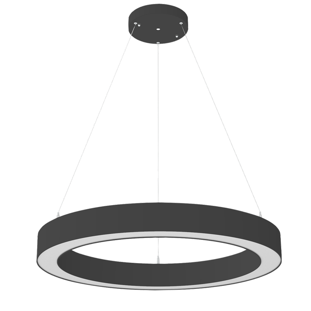 Reno AURORA Architectural Ring Fixture - 48" / Black / 40/60/80/100W