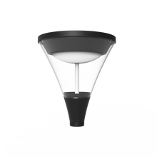 Load image into Gallery viewer, Reno HALO urban post top fixture black
