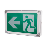 Reno wet location IP65 running man exit sign