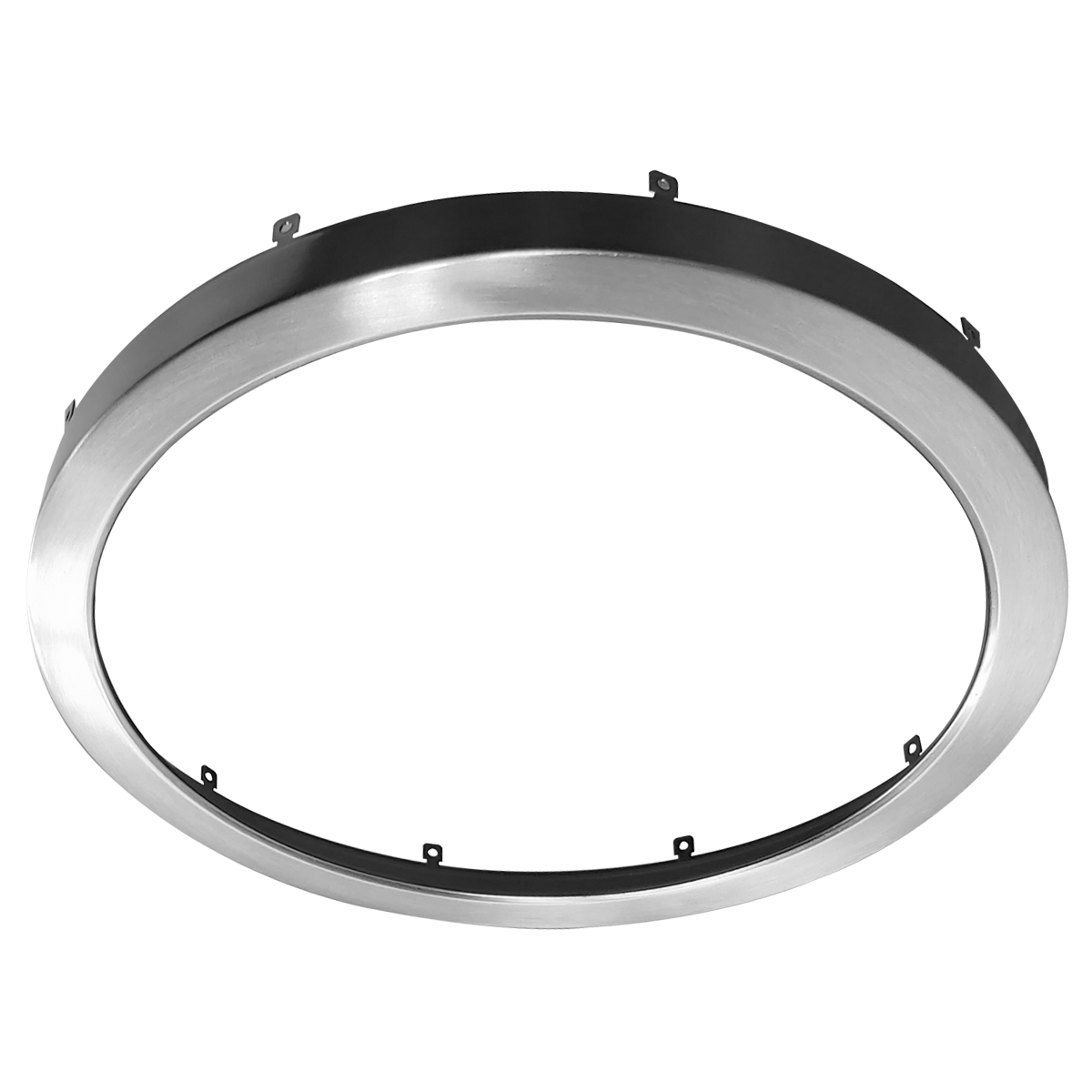 Reno SOL 12 inch round brushed nickel trim