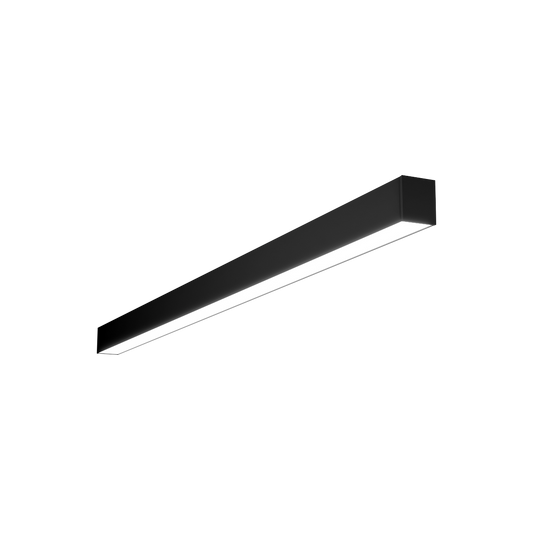Reno ARRAY 8 ft architectural linear luminaire black 60/80/100W selectable CCT