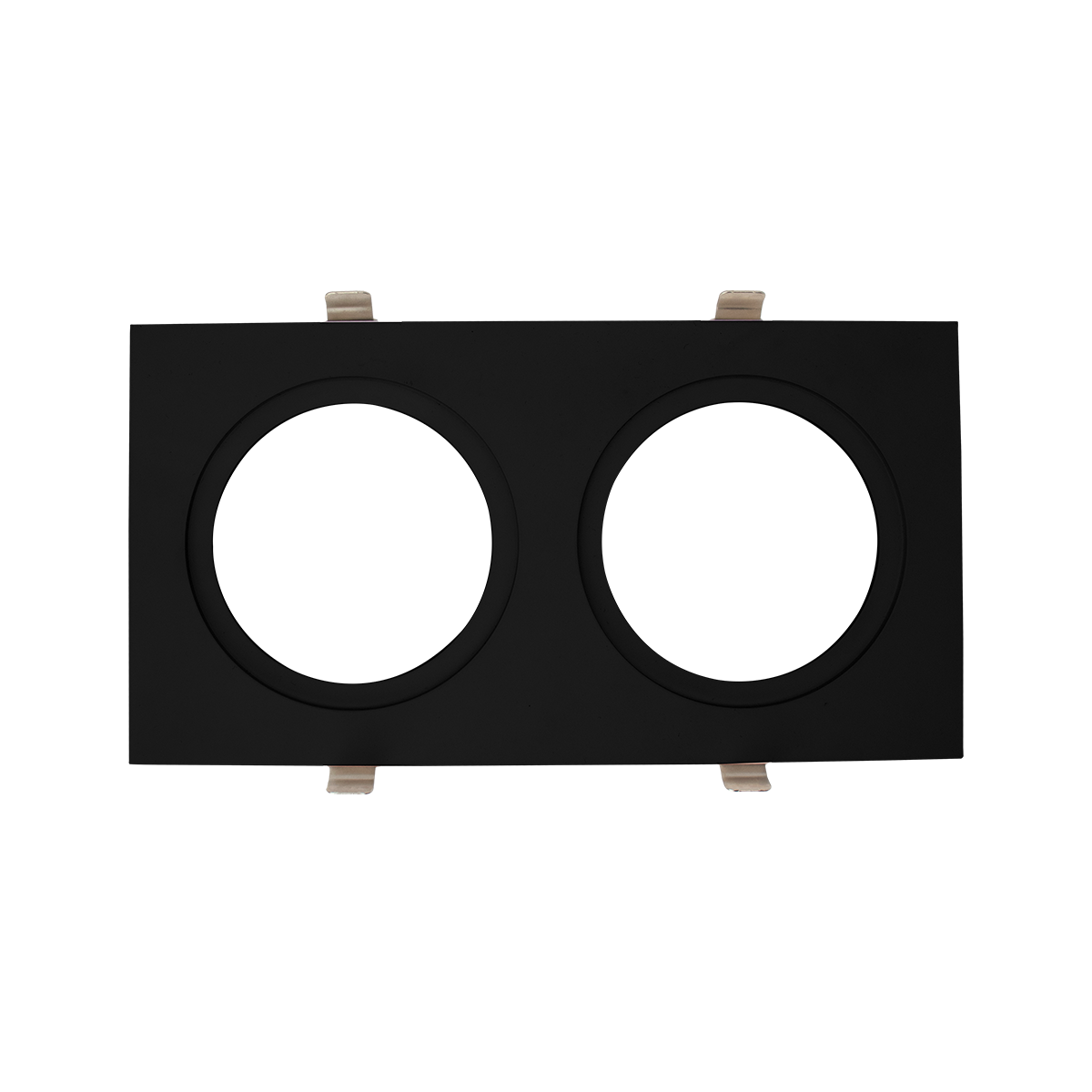 Reno AURA Multiple Lighting System Plates For Two Round Regressed Gimbals - 3.5" / Black
