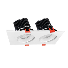 Load image into Gallery viewer, Reno AURA Square Gimbal - 3.5" / White / 24W
