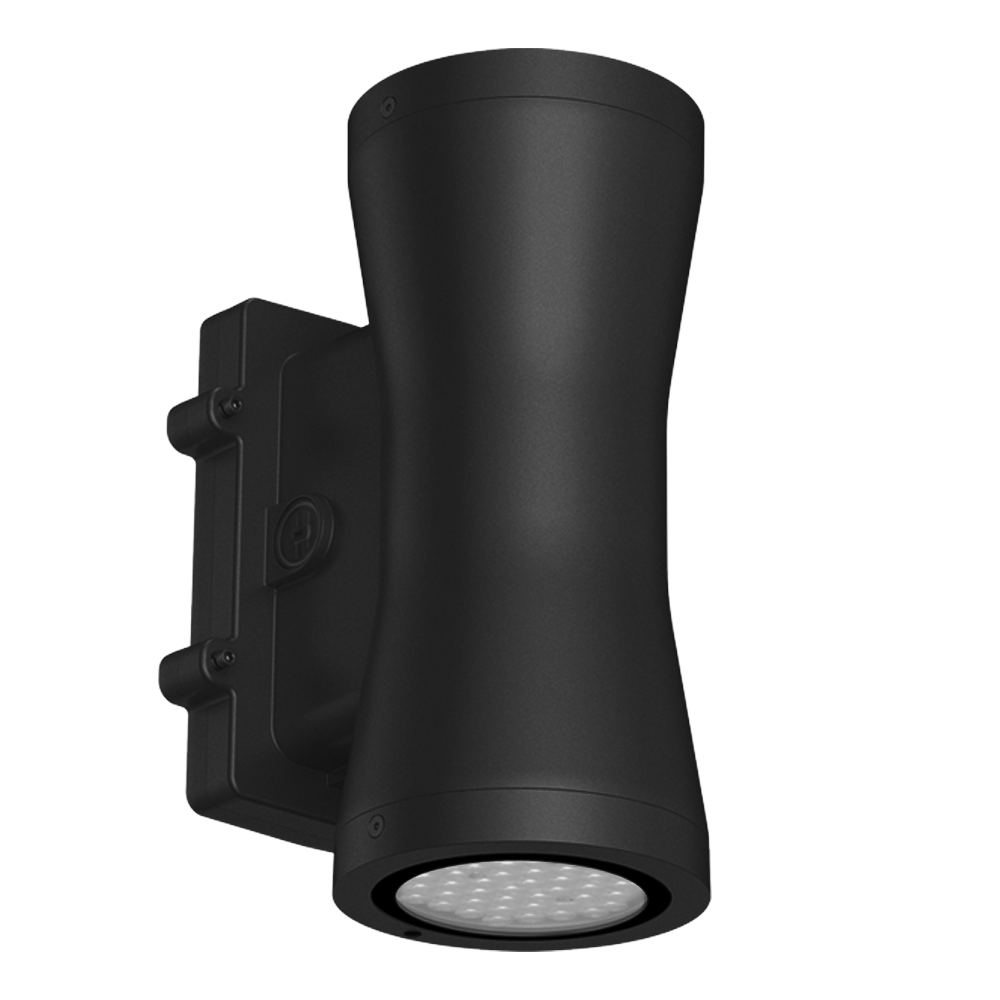 Reno CLESSIDRA 7 inch up down wall sconce black