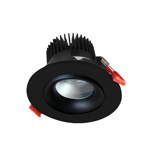 Reno AURA Round Regress Gimbal - 3.5" / Black / 12W