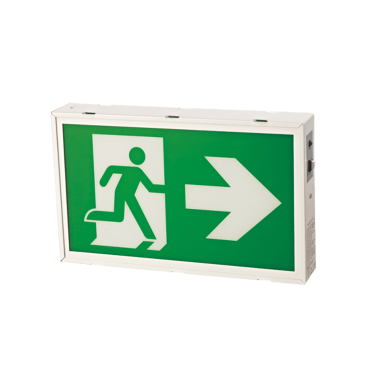 Reno steel running man exit sign