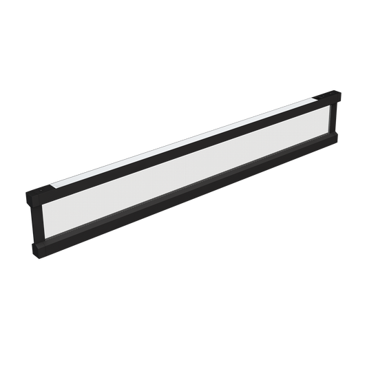 Reno STRATOS architectural vertical pendant black
