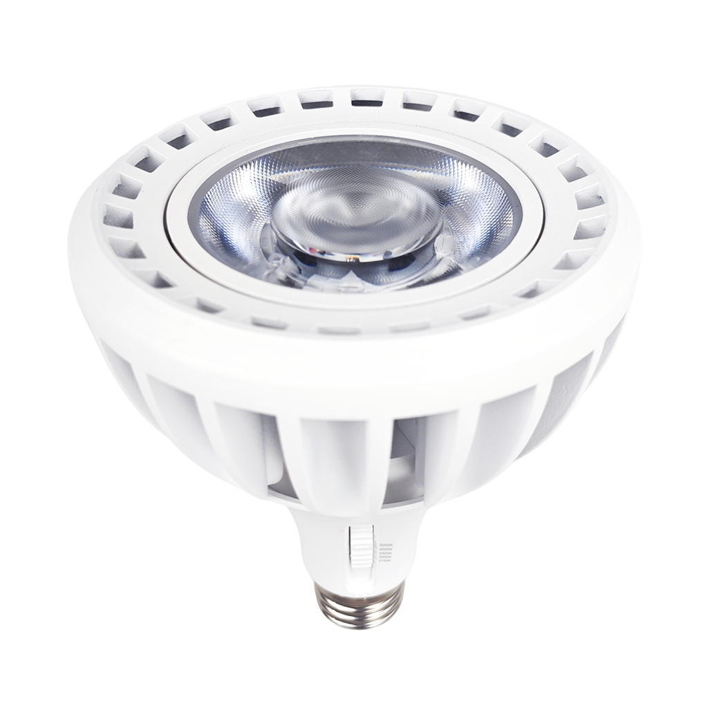 Reno high-output PAR38 33W selectable-CCT LED bulb