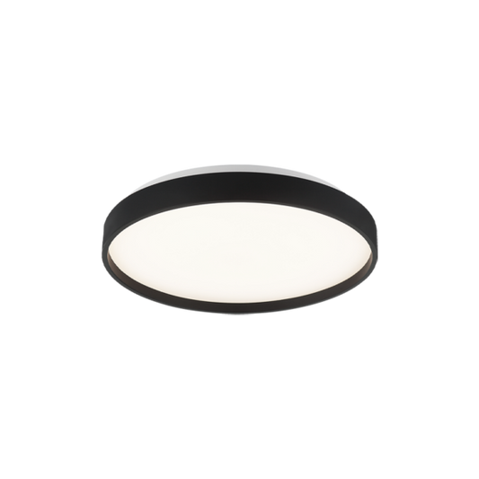 Matteo Lighting Alexandre M10801BK LED flush mount in Black
