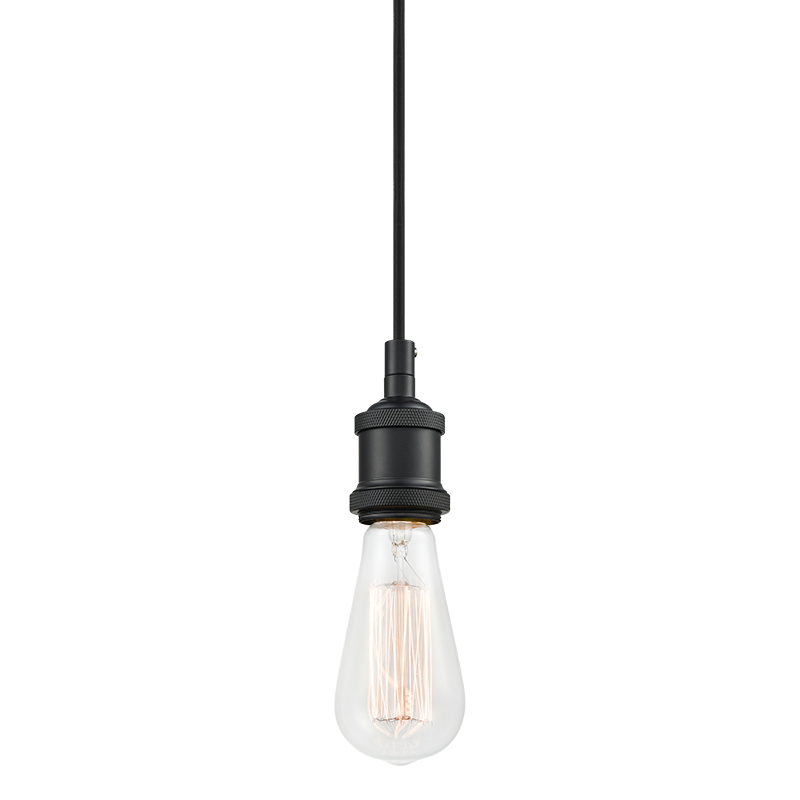 Matteo Lighting Bulstrode's Workshop C46100BK industrial pendant in Black
