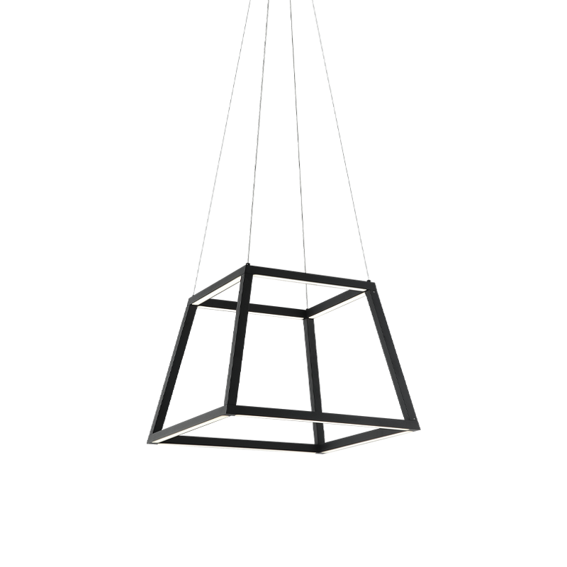 Matteo Lighting Carlington C81316MB LED pendant in Matte Black