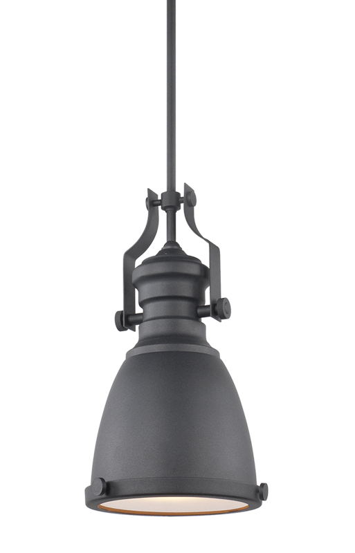 Matteo Lighting Cresswell C53801MB pendant in Matte Black