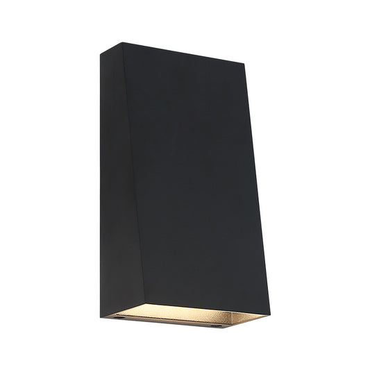 Matteo Lighting Dakota E21104MB 5CCT outdoor LED wall sconce in Matte Black