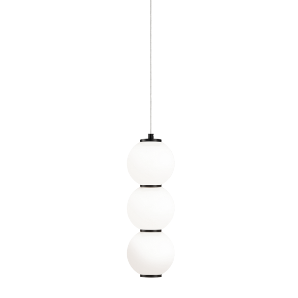 Matteo Lighting Dango C82402OB LED pendant in Oxidized Black