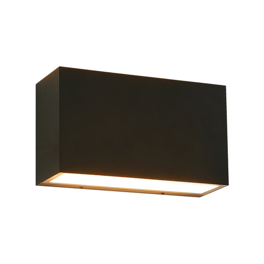 Matteo Lighting Dexter E21008MB outdoor LED wall sconce in Matte Black