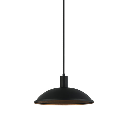 Matteo Lighting Farmley C81901MB outdoor pendant in Matte Black