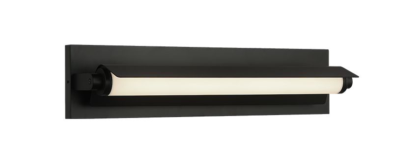 Matteo Lighting Finneas S16319BK 5CCT LED vanity light in Black