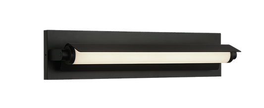 Matteo Lighting Finneas S16319BK 5CCT LED vanity light in Black