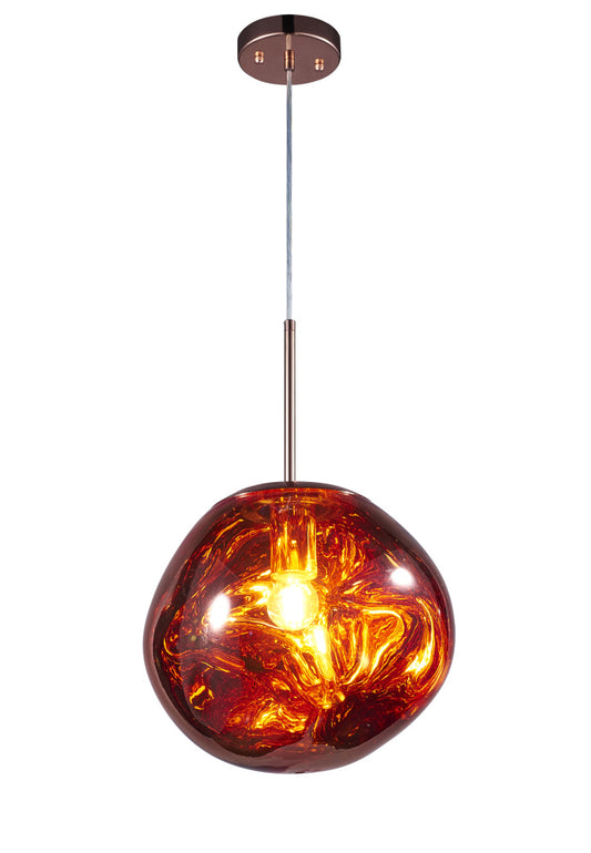 Matteo Lighting Galactic C76801CP pendant in Copper