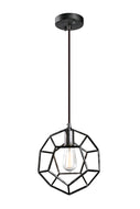 Matteo Lighting Geometry Series C54601RB pendant in Rusty Black