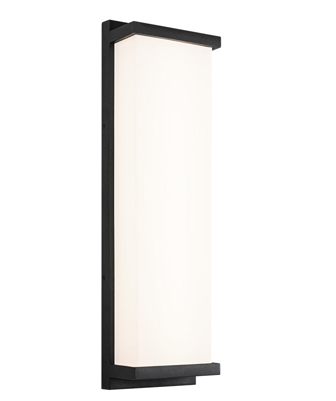 Matteo Lighting Luce E21824MB outdoor LED wall sconce in Matte Black